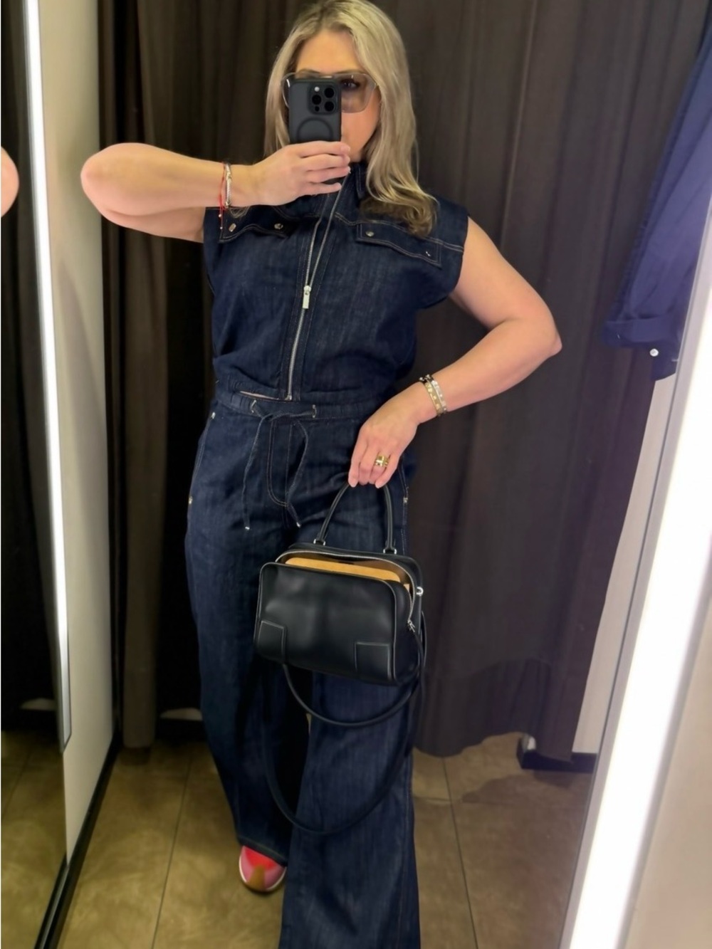 LOEWE AMAZONA 180 SMALL BLACK LEATHER - Picture 2 of 15
